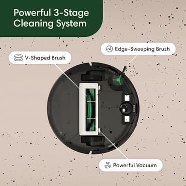 iRobot Roomba Vac Robot Vacuum (Q0120) - Easy to use, Power-Lifting Suction, Multi-Surface Cleaning, Smart Navigation Cleans in Neat Rows, Self-Charging, Alexa - Image 3