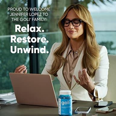 Goli Ashwagandha & Vitamin D Gummy - 60 Count - Mixed Berry, KSM-66, Vegan, Plant Based, Non-GMO, Gluten-Free & Gelatin Free Relax. Restore. Unwind, Pack of 1 - Image 7