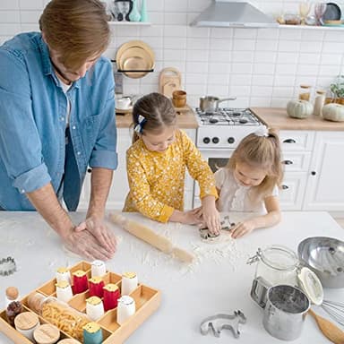 Bellsal Natural Utensil Organizer 12.5 Inch Silverware Organizer for Drawer Utensil Holder Cutlery Organizer Kitchen Drawer Organizer 7 Compartment Small Narrow Bamboo - Image 2