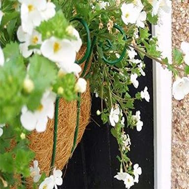14 inch Coco Liner for planters, 2PCS Round Replacement Plant Basket Liners Coco Fiber Liner for Hanging Basket (14 inch Round) - Image 7
