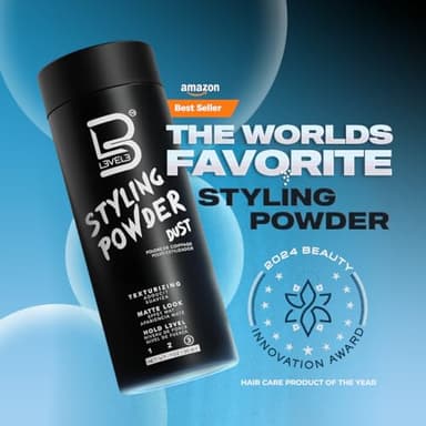 L3 Level 3 Styling Powder - Natural Look Mens Powder - Easy to Apply with No Oil or Greasy Residue (Large - 60 Grams) - Image 4