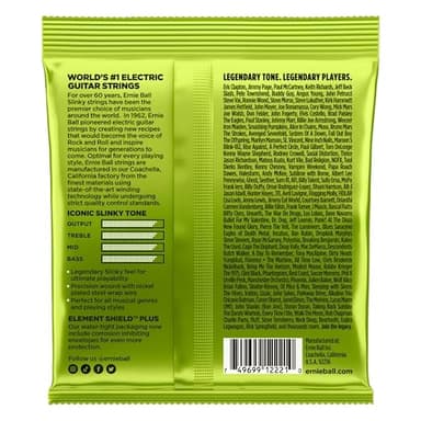 Ernie Ball Regular Slinky Nickel Wound Electric Guitar Strings, 10-46 Gauge (P02221) - Image 2