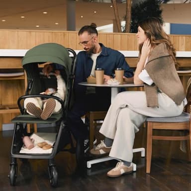 MAMA&BABY Packa Travel Stroller with One-Hand Automatic Folding, Ultra-Compact & Lie-Flat Mode, Lightweight Baby Stroller with Large UPF 50+ Canopy, Backrest Mesh Ventilation Panel - Image 2