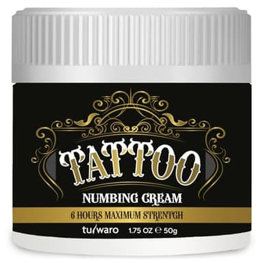 Tattoo Numbing Cream for Tattoos Extra Strength- Fast & Long-Lasting Numb for Tattoos, Tattoo Numbing Cream Maximum Strength, Painless Numbing Cream, Numbing Cream for Waxing & Piercing - Image 1