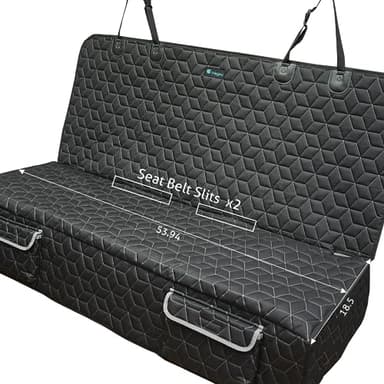 Meginc Bench Dog Car Seat Covers for SUV, Waterproof RAV4 Dog Seat Cover for Back Seat Heavy Duty Nonslip Back Seat Cover Protector for Rav4/Honda CR-V/Subaru CrossTrek/Mazda CX5/Hyundai Tuscon - Image 6