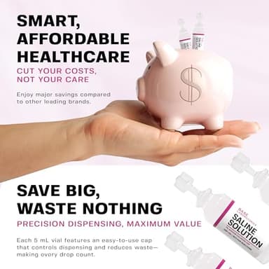 BASE LABORATORIES 7% Saline Solution for Nebulizer Machine | Saline Solution for Inhalation & Nasal Irrigation | High 7% Concentration l 25 Vials 5ml Unit Dose - Image 8