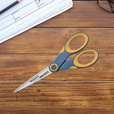 Westcott Titanium Bonded Non Stick Scissors, 7" Straight (14851) - Image 4