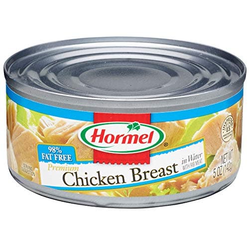 Hormel Premium Chicken Breast in Water with Rib Meat, 98% Fat Free, 5-Ounce Cans (Pack of 12) - Image 1