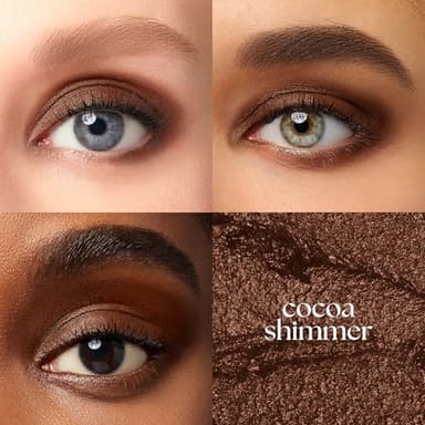 Julep Eyeshadow 101 Cream-to-Powder Waterproof Shadow Stick – Cocoa Shimmer – Long-Lasting, Crease-Proof, Chocolate Brown Shimmer Cream Eyeshadow with Built-in Smudger - Image 2
