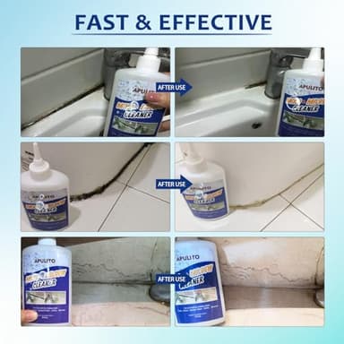 APULITO Household Black Stain Gel for Bathroom Shower Kitchen Tile Grout, Sinks Countertops 10 Fl Oz (Pack of 1) - Image 4