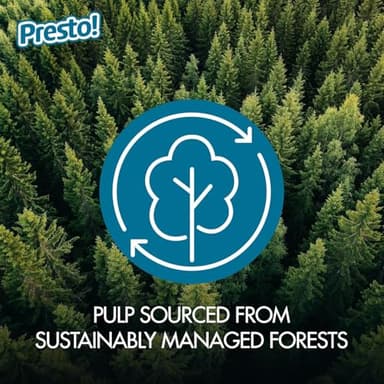 Amazon Brand - Presto! 2-Ply Ultra-Soft Toilet Paper, 24 Family Mega Rolls = 120 regular rolls, 6 Count (Pack of 4), Unscented - Image 5