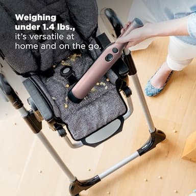 Shark WANDVAC Cordless Hand Vac, Lightweight, Portable at 1.4 lbs., Powerful Suction, Charging Dock, One-Touch Empty for Car & Home, Multi-Surface Pet Tool & Duster Crevice Tool, Rose Gold, WV201RGBRN - Image 4