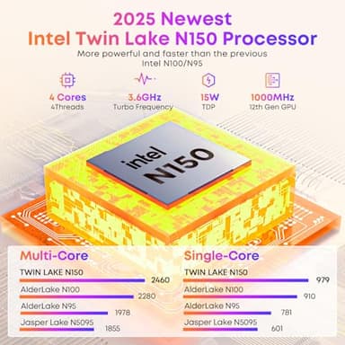 CHUWI Hi10 Max 2 in 1 Windows Tablet 12.96", Intel N150(3.6GHz), 512GB SSD 12GB LPDDR5, Windows 11 Tablet PC with Backlit Keyboard, 3K FHD IPS Touchscreen,WiFi 6, BT 5.2,Dual Camera,HDMI,USB3.2 - Image 2