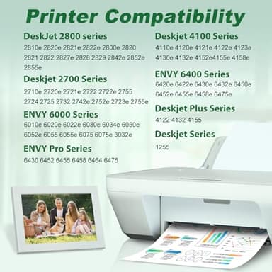 MYTONER 67XL HP Printer Ink Replacement for HP Ink 67 Black/Color Combo Pack HP 67 Ink for DeskJet 2755e 2855e 2800e 4155e 2700e 2700 Envy 6000 6055e 6400 Envy Pro 6458 Printer Ink HP 67 XL (2 Pack) - Image 2