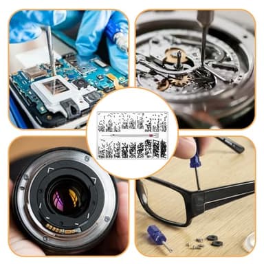 JJUNW 500 Pcs Tiny Micro Repair Screw Kit, Small Replacement Screws with Screwdriver for Repair Spectacles, Watch, Sunglass,Laptop Computer - Image 4