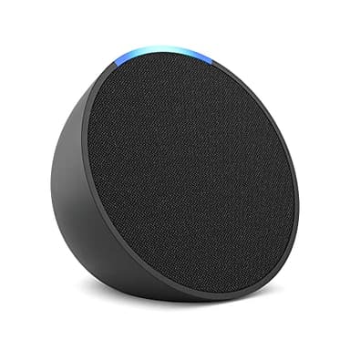 Amazon Echo Pop, Our smallest Alexa speaker, Fits in any room, Charcoal - Image 1