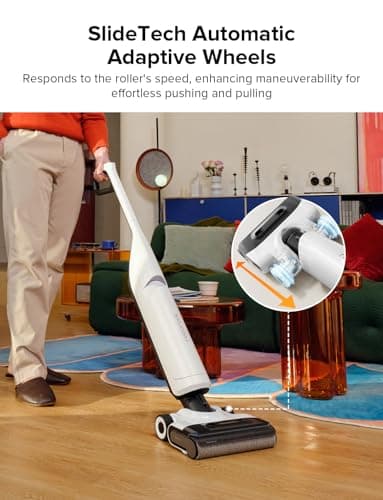 roborock Flexi Pro Wet Dry Vacuum Cleaner, Cordless Vacuum Mop with Hot Water Self-Cleaning and Hot Air Drying System, FlatReach, Edge-to-Edge Floor Cleaner with 17000Pa for Tiles and Hard Floors - Image 5