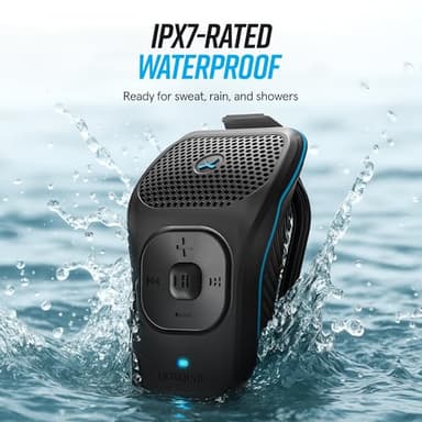 noxgear 39g Wearable Bluetooth Speaker, Magnetic Mini Clip-On, Waterproof Up to 15 Hours Playtime | Clip On Bluetooth, Wearable Speaker with Microphone, 100ft Range - Image 6
