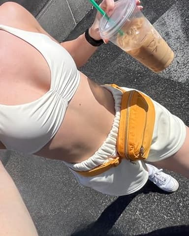 Kamo Fitness CozyTec Sweat Shorts Women High Waisted Lounge Comfy Casual Cotton Shorts with Pockets (Black, L) - Image 5