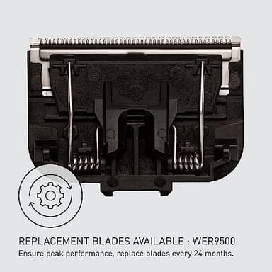 Panasonic Body Groomer for Men and Women, Unisex Wet/Dry Cordless Electric Body Hair Trimmer with 2 Comb Attachments, Multi-Directional Shaving in Sensitive Areas - ER-GK80-S (Black) - Image 9