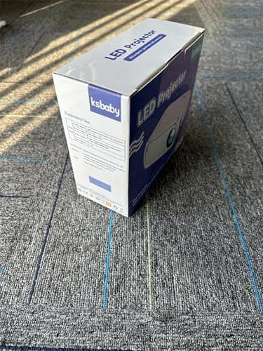 ksbaby Mini Projector for Outdoor Portable Projectors, SmartPhone Screen Can be Mirrored to The Projector Through a Data Cable, Movies-Projector Compatible with HDMI, USB, Type-C, Laptop, TV Stick - Image 13