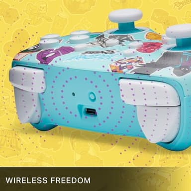 PowerA Enhanced Wireless Controller for Nintendo Switch - Fortnite Sticker Mania, Nintendo Switch -Bluetooth controller, Officially Licensed (Renewed) - Image 3