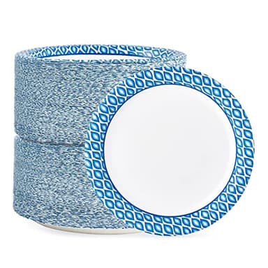 MUCHII 8.375 Inch Disposable Paper Plates, 300 Count Soak and Cut Proof Printed Paper Plates for Daily Use, Holiday for Family Gatherings, Parties, Picnic - Image 1
