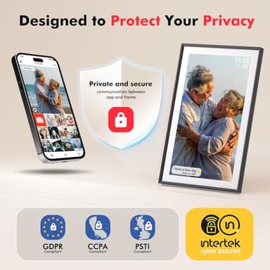 Digital Picture Frame, 15.6 Inch Large Frameo Digital Photo Frame WiFi, 32GB, 1920 * 1080 IPS HD Touch Screen, Tabletop&Wall-Mounted, Share Picture Video, Birthday, Wedding, for Mom - Image 7