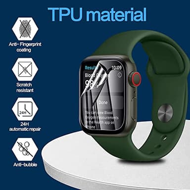 YMHML 8 Pack Screen Protector Compatible for Apple Watch 40mm SE 3 / SE 2/1 Series 6/5 / 4, [Upgrade Flexible Film] Soft HD Clear Anti-Scratch Film for iWatch Accessories - Image 2