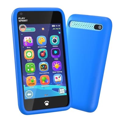 MOMILLA Kids Toys Smart Phone, 3.97" Touchscreen, Birthday Gifts for Kids, 16GB Toddler Learning Cell Phone with Games, Boys Girls Toys for Age 3 4 5 6 7 8 9 Year Old（Front Camera Only - Image 1