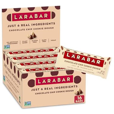 Larabar Chocolate Chip Cookie Dough, Gluten Free Fruit & Nut Bar, 16 Ct - Image 1