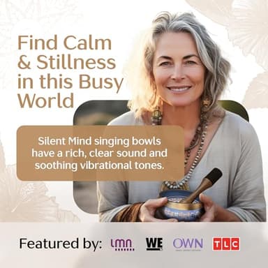 Handmade Tibetan Etched Singing Bowl Set with Case – Meditation Bowl & Sound Bowl with Cushion, Mallet & Guide – Ancient Tibetan Meditation Bowl for Therapy – Spiritual Decor Enhancements - Image 4