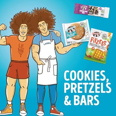 Lenny & Larry's Everything Bagel FITZELS- Savory Pretzel Snacks Incredibly Tasty, High Protein Salty, Vegan, 20 g's of Plant Based Protein 8 (eight) Bags, 3 oz Each - Image 6