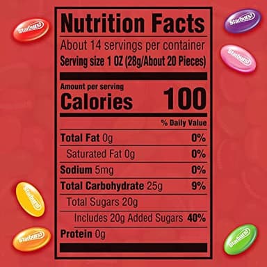 STARBURST Original Jelly Beans Chewy Candy, 14 oz Bag - Image 2