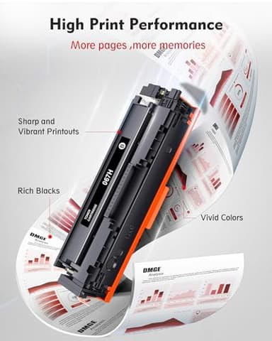 067H 067 Toner Cartridge Set MF654Cdw MF656Cdw - High Yield Replacement for Canon 067, for Canon MF656cdw Toner Cartridges, for Color ImageClass MF656Cdw LBP632Cdw MF654Cdw MF653Cdw LBP633Cdw (4 Pack) - Image 4
