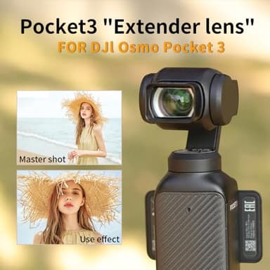 2X Magnification Lens for Pocket 3, Long Distance Photography Telephoto Lens, Portable Magnetic Lens Filter for Pocket 3 - Image 5