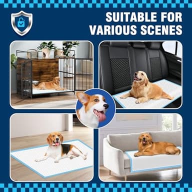VJJ Dog Pads 100 Pack 30"x36", Dog Pads Extra Large for Pets, Disposable Large Pee Pads for Doggy & Puppy Training Pads, Piddle Pads for Indoor, Outdoor Use - Image 7