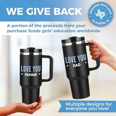 Papaw Tumbler 40oz, Best Pawpaw Gifts From Grandchildren, Papaw Coffee Mug, Unique Gifts From Grandkids, Ideal for Fathers Day, Birthday, Christmas, Gift Ready - Image 5