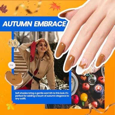 Beetles Gel Nail Polish Kit with U V Light -54 Pcs Gel Nail Kit Four Seasons Glow 32 Colors Set with Base Matte & Glossy Top Coat Soak Off Home DIY Manicure Nails Beginners Gifts for Women Teen Girls - Image 2
