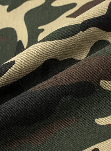 JMIERR Mens Casual Shorts - Fashion Cotton Drawstring Summer Beach Stretch Waist Twill Chino Golf Travel Essentials Cruise Camo Shorts with Pockets for Men 8 Inch Inseam, L, Camouflage 2 - Image 8