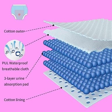 BIG ELEPHANT Potty Training Underwear - 10 Pack, 100% Cotton Absorbent Unisex Toddler Pee Pants for Boys Girls - Image 6