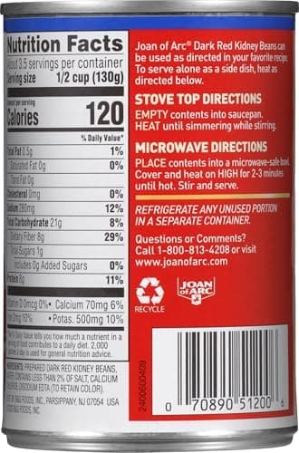 Joan of Arc Beans, Dark Red Kidney, 15.5 Ounce - Image 3