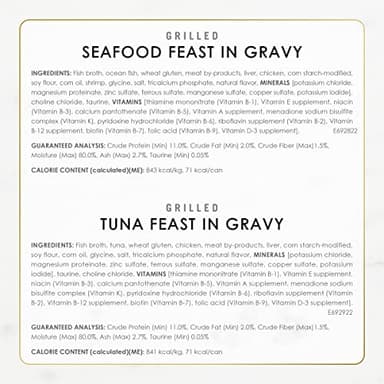 Purina Fancy Feast Grilled Wet Cat Food Seafood Collection in Wet Cat Food Variety Pack - (Pack of 24) 3 oz. Cans - Image 6