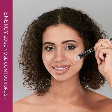 ENERGY Concealer Brush– Angled Synthetic Bristles for Seamless Under Eye Coverage, Spot Blemish Corrector, Nose Contours,Precision Makeup Brush for Liquid Cream Concealer Application - Image 5