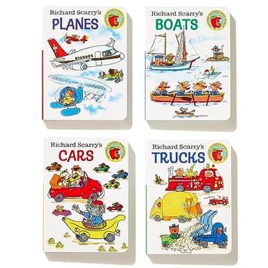 Richard Scarry's Books on the Go: 4 Board Books - Image 4