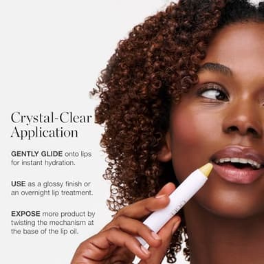 Ogee Sculpted Lip Oil - Lip Stain Made with 100% Organic Coconut Oil, Jojoba Oil, and Vitamin E - Best as Lip Balm or Overnight Lip Treatment - CLEAR - Image 4