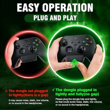 WolfLawS X3 Wireless Gaming Headset for Xbox Series X|S, PS5, PC, Mac, Switch – Bluetooth Headphones with Noise Cancelling Mic, 60H Playtime, Low Latency, Lightweight & Comfortable for Gamers - Image 2