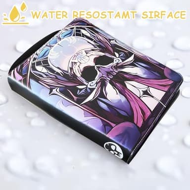 EYEGLEAM Card Binder for MTG/TCG,9 Pocket Trading Card Binder for YGO/PTCG,Holds 720 Cards,Collector Card Album for Standard Game Cards,Toys Gifts(Purple) - Image 3