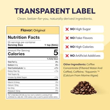 Coffee Concentrate - Cold Brew Coffee, Perfect for Hot or Iced Instant Coffees, Hot Drinks, Cold Brew Concentrate, 35 Servings – Original - Image 2