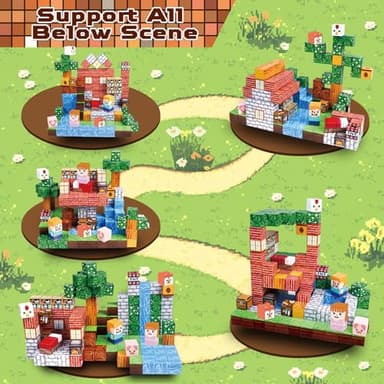 Goody King Magnetic Blocks|150PCS Magnetic Building Blocks Set, Stacking Magnets for Kids, Sensory Toy for STEM Learning Toys for Kids 3+ Boys and Girls Christmas Birthday Easter Gifts - Image 3